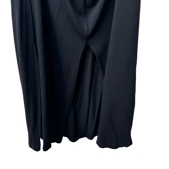 A.L.C Striped Cutout Knotted Sleeveless Midi Dress Black White Stripe SMALL - Picture 6 of 8